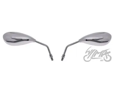 MIRROR, REAR VIEW MP103-1 TEARDROP CHROME YAMAHA 8MM