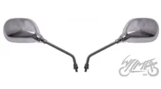MIRROR, REAR VIEW MP101-L OVAL CHROME M8