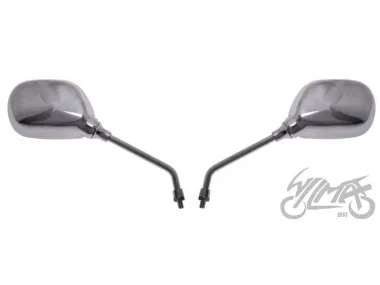MIRROR, REAR VIEW MP101-L OVAL CHROME M8