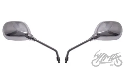 MIRROR, REAR VIEW MP101-L OVAL CHROME M8