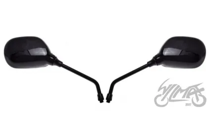 MIRROR, REAR VIEW MP101-L OVAL BLACK M8