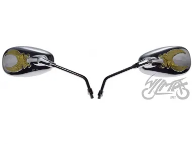 MIRROR, REAR VIEW MP203 CHROME EAGLE M10