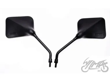MIRROR, REAR VIEW RECT. BLACK M8