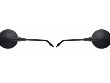 MIRROR, REAR VIEW ROUND BLACK M8