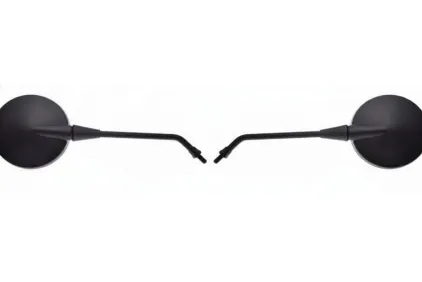MIRROR, REAR VIEW ROUND BLACK M8 MIRROR, REAR VIEW ROUND BLACK M8