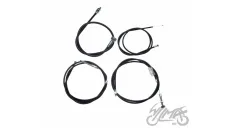 CABLE, SET FOR WSK LELEK CZARNA ZESTAW 4 SZTUK