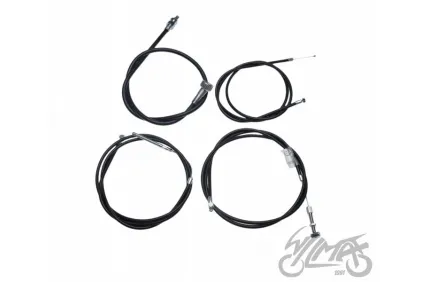 CABLE, SET FOR WSK LELEK CZARNA ZESTAW 4 SZTUK
