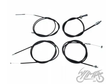 CABLE, SET FOR WSK B¥K CZARNA ZESTAW 4 SZTUK