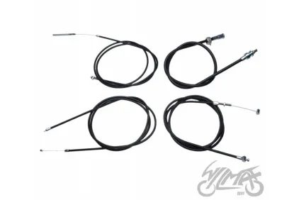 CABLE, SET FOR WSK B¥K CZARNA ZESTAW 4 SZTUK