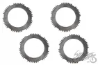 PLATE SET, CLUTCH DRIVEN METAL MZ250 CN 4PCS