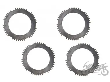 PLATE SET, CLUTCH DRIVEN METAL MZ250 CN 4PCS