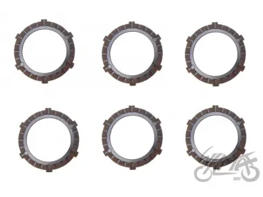 PLATE SET, FRICTION CLUTCH MZ150 6PCS PACK