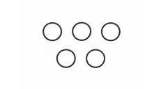 GUMINĖS ĮVORĖ - ŽIEDAI MZ150, WSK 5 VNT. PAKUOTĖ