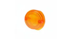 LENS, TURN SIGNAL LAMP MZ SIMSON ROUND AMBER FRONT