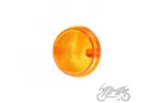 LENS, TURN SIGNAL LAMP MZ SIMSON ROUND AMBER REAR