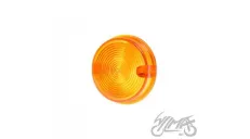 LENS, TURN SIGNAL LAMP MZ SIMSON ROUND AMBER REAR