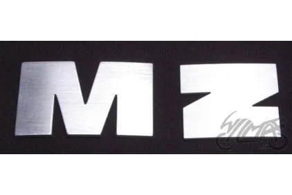 EMBLEM SET MZ, FUEL TANK SILVER