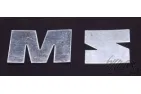 EMBLEM SET MZ, FUEL TANK SILVER