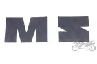 EMBLEM SET MZ, FUEL TANK BLACK