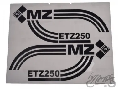 EMBLEM SET, FUEL TANK MZ