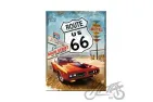 MAGNET ROUTE 66 RED CAR 14229