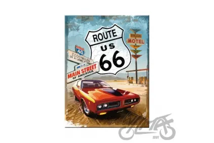 MAGNET ROUTE 66 RED CAR 14229