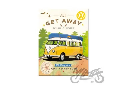 MAGNET VW BULLI LET GET AWAY 14330