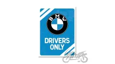MAGNETAS BMW DRIVERS ONLY BLUE 14369