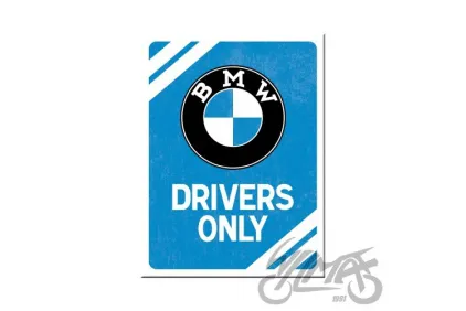 MAGNETAS BMW DRIVERS ONLY BLUE 14369
