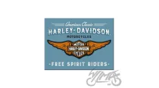 MAGNETAS HARLEY-DAVIDSON LOGOTIPAS MĖLYNAS 14375