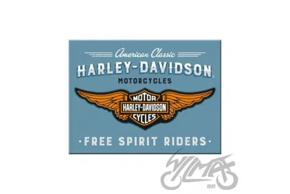 MAGNETAS HARLEY-DAVIDSON LOGOTIPAS MĖLYNAS 14375