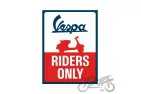 MAGNET VESPA RIDERS ONLY 14380