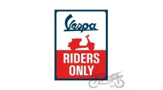 MAGNET VESPA RIDERS ONLY 14380