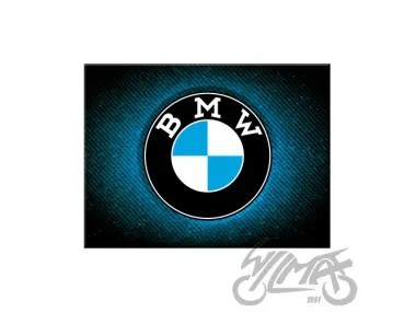 MAGNET BMW LOGO BLUE SHINE 14385