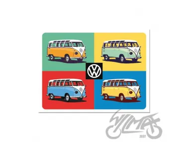MAGNET VW BULLI POP ART 14388
