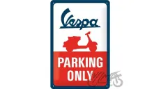 METALINĖ LENTELĖ 20x30 VESPA PARKING ONLY 22282