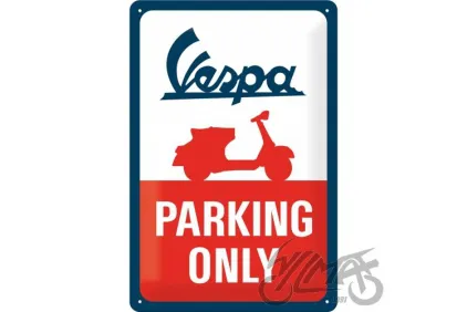 METALINĖ LENTELĖ 20x30 VESPA PARKING ONLY 22282