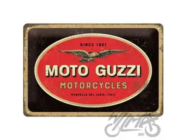 TIN SIGN 20x30 MOTO GUZZI LOGO 22285