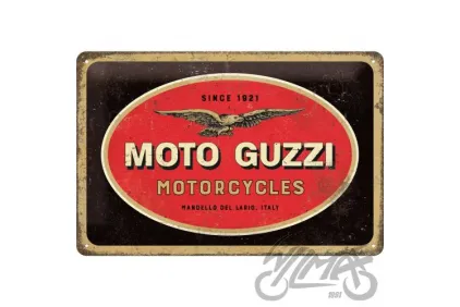 METALINĖ LENTELĖ 20x30 MOTO GUZZI LOGO 22285