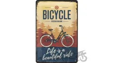 TIN SIGN 20x30 BICYCLE RIDE 22293