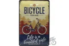 TIN SIGN 20x30 BICYCLE RIDE 22293