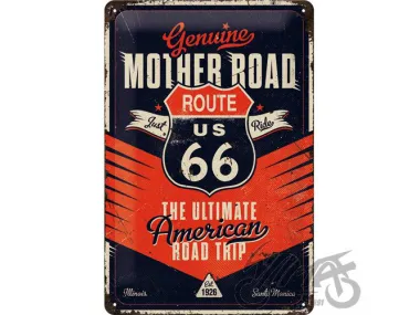METALINĖ LENTELĖ 20x30 ROUTE 66 22314