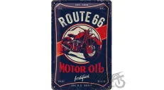 METALINĖ LENTELĖ 20x30 ROUTE 66 MOTOR OIL 22315