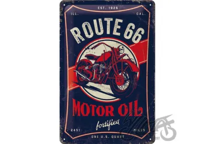 METALINĖ LENTELĖ 20x30 ROUTE 66 MOTOR OIL 22315