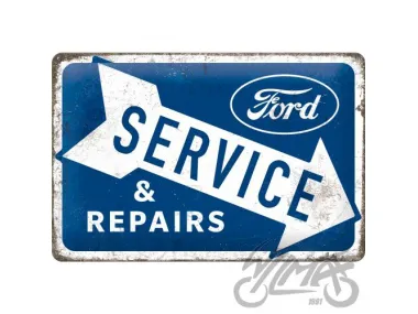 TIN SIGN 20x30 FORD SERVICE & REPAIR 22324