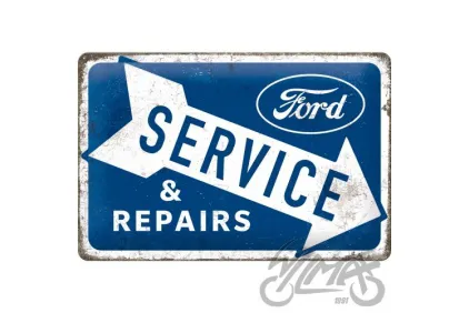TIN SIGN 20x30 FORD SERVICE & REPAIR 22324
