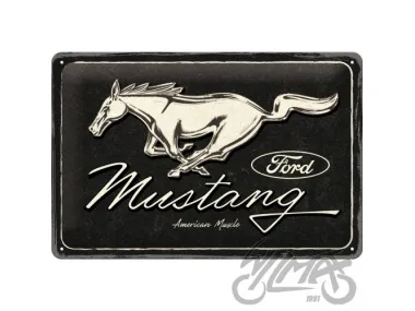 TIN SIGN 20x30 FORD MUSTANG - HORSE 22325