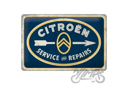 TIN SIGN 20x30 CITROEN SEWRVICE 22328