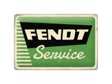 TIN SIGN 20x30 FENDT SERVICE 22344