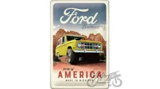 TIN SIGN 20x30 FORD BRONCO AMERICA 22367
